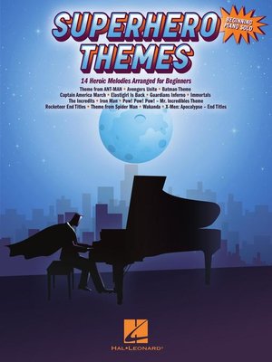 cover image of Superhero Themes for Beginning Piano Solo